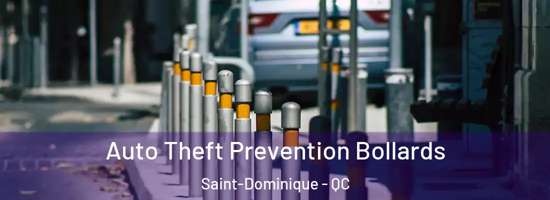 Auto Theft Prevention Bollards Saint-Dominique - QC