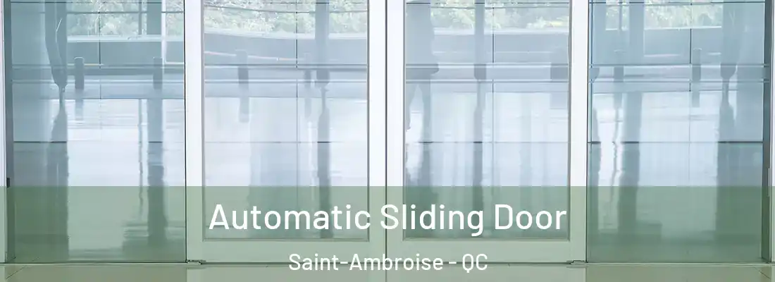  Automatic Sliding Door Saint-Ambroise - QC