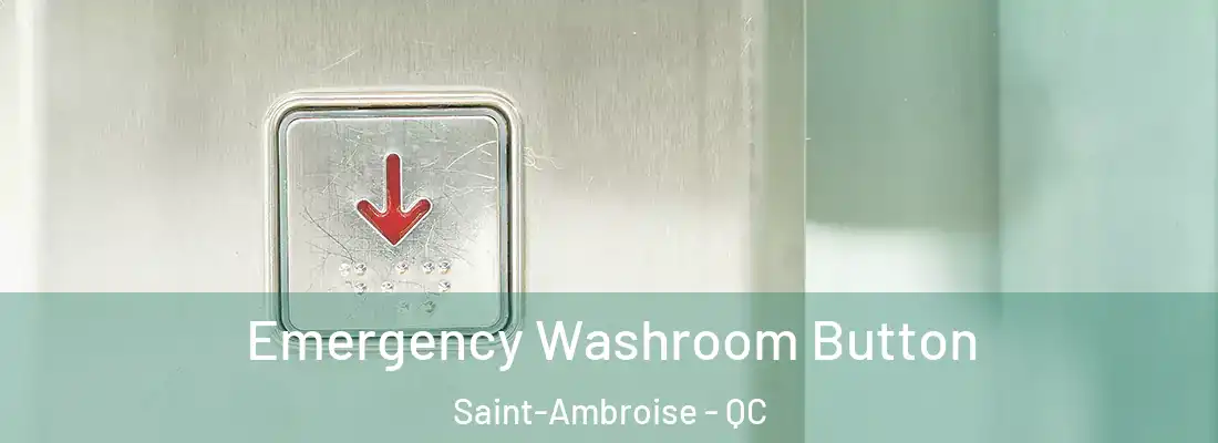  Emergency Washroom Button Saint-Ambroise - QC