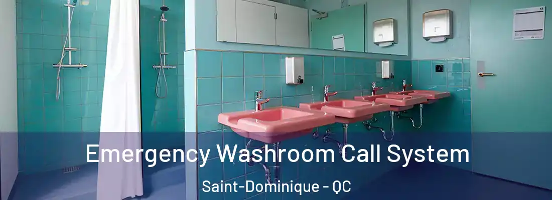  Emergency Washroom Call System Saint-Dominique - QC