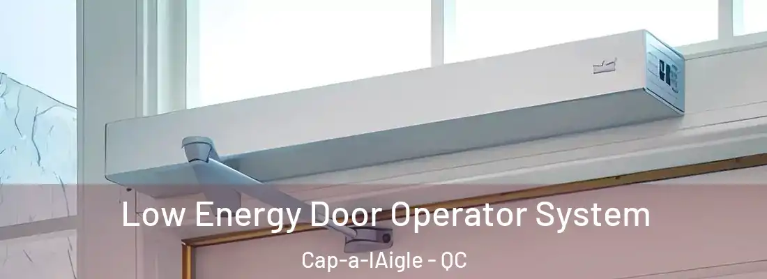 Low Energy Door Operator System Cap-a-lAigle - QC