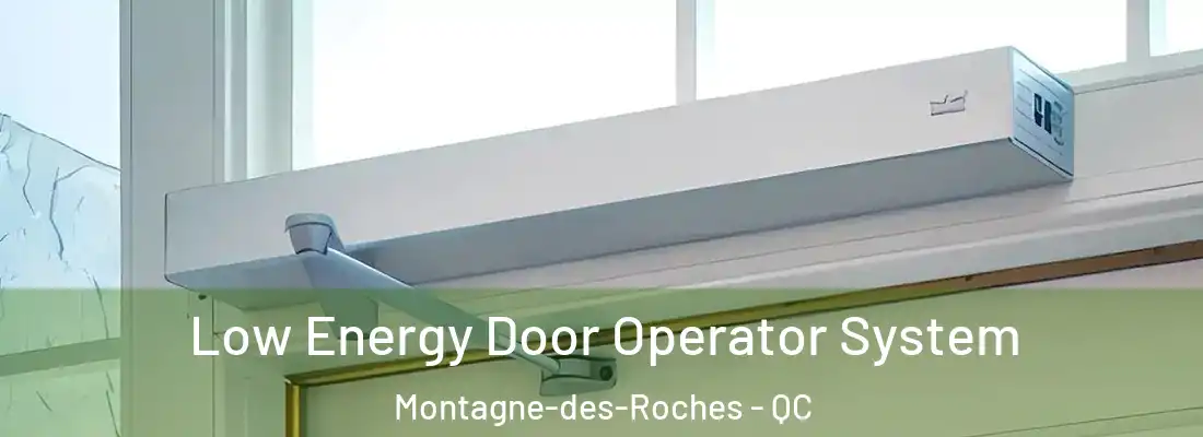 Low Energy Door Operator System Montagne-des-Roches - QC