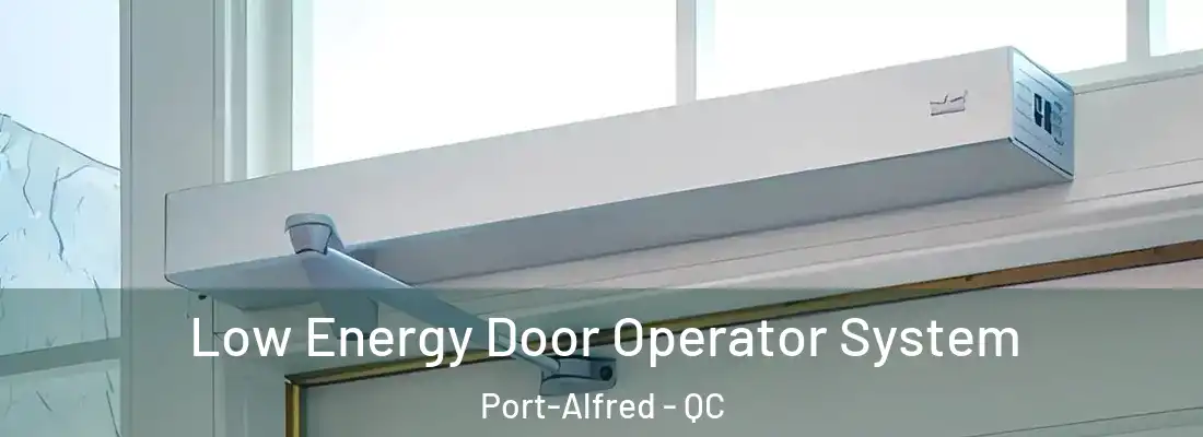 Low Energy Door Operator System Port-Alfred - QC