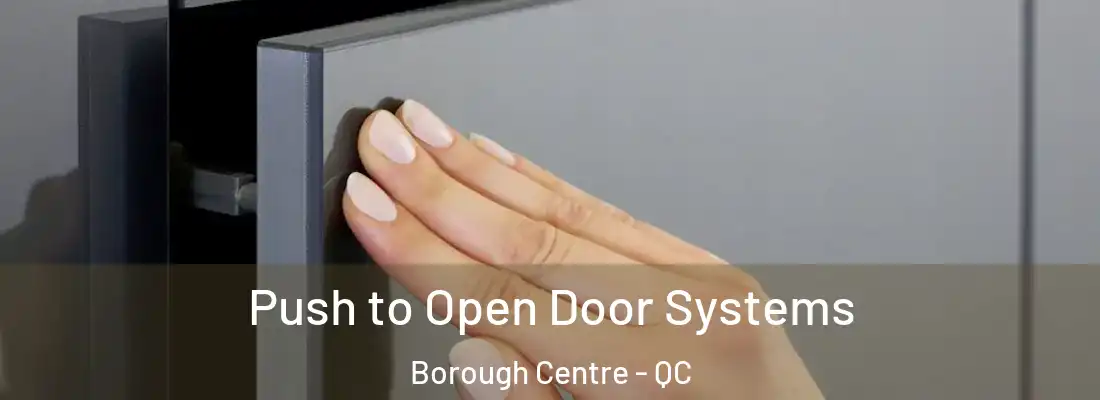  Push to Open Door Systems Borough Centre - QC