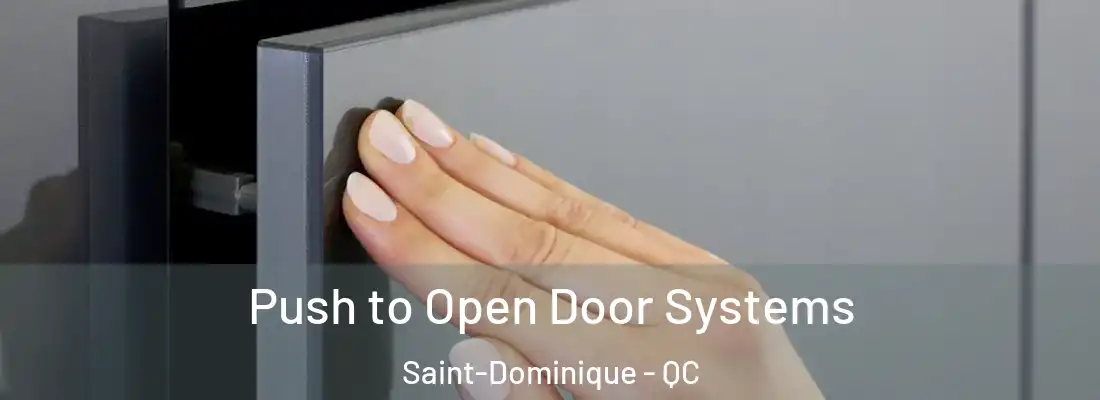  Push to Open Door Systems Saint-Dominique - QC