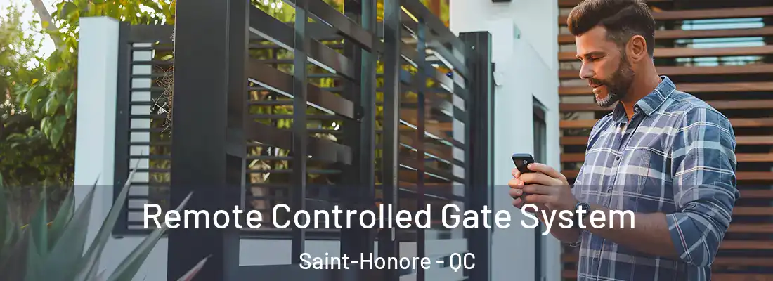  Remote Controlled Gate System Saint-Honore - QC